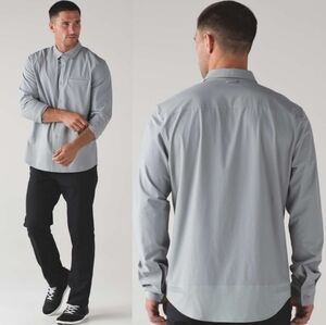 EUC Mens Lululemon athletica Off the Chain Button Long Sleeve Shirt Size XXL